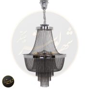 لوستر زنجیری کروم 55 سانت
