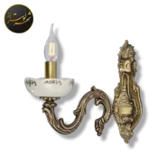 لوستر دیواری ایتالیا آنتیک شاخه تک